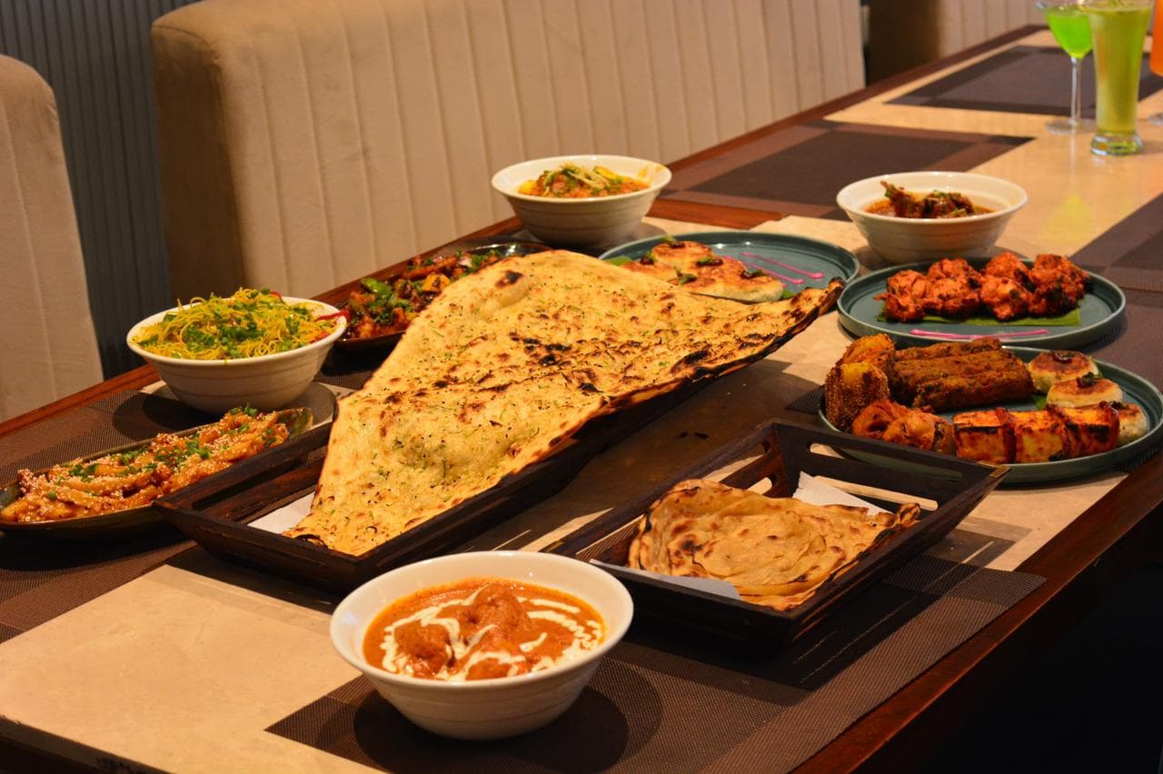 Dine in menu showcase